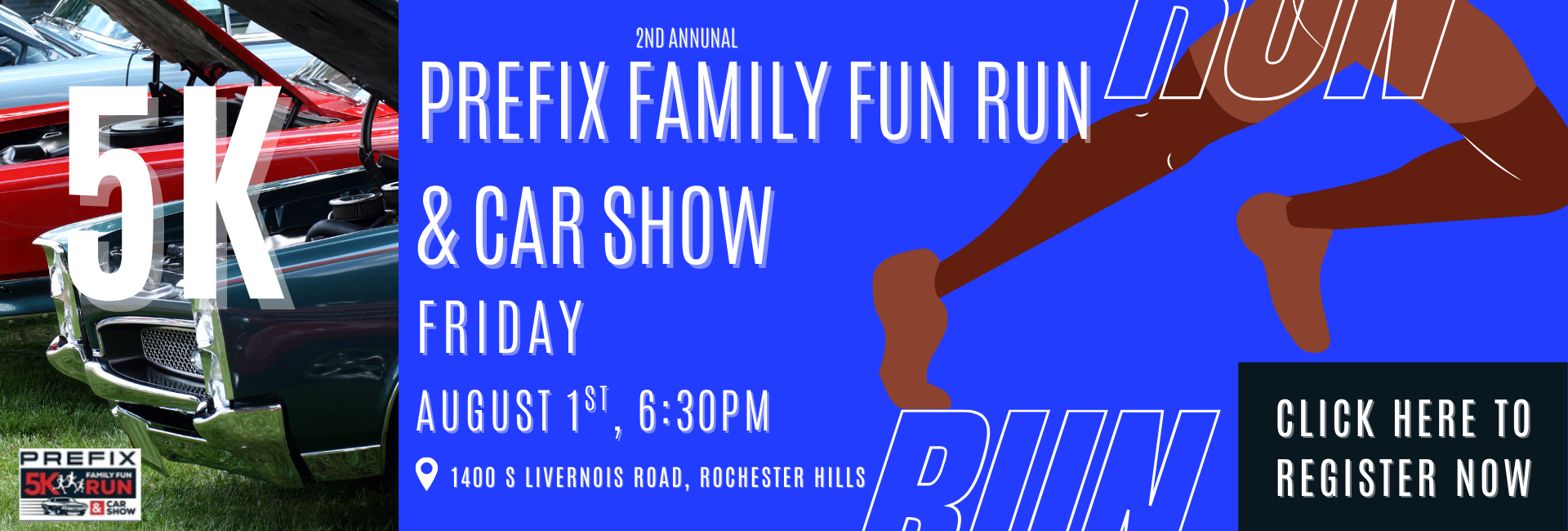 2nd Annual Prefix 5k Family Run & Car Show